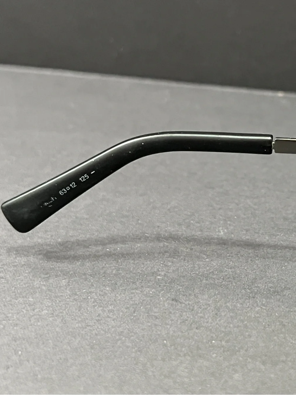 Dior Black Aviator Sunglasses with Dark Lenses